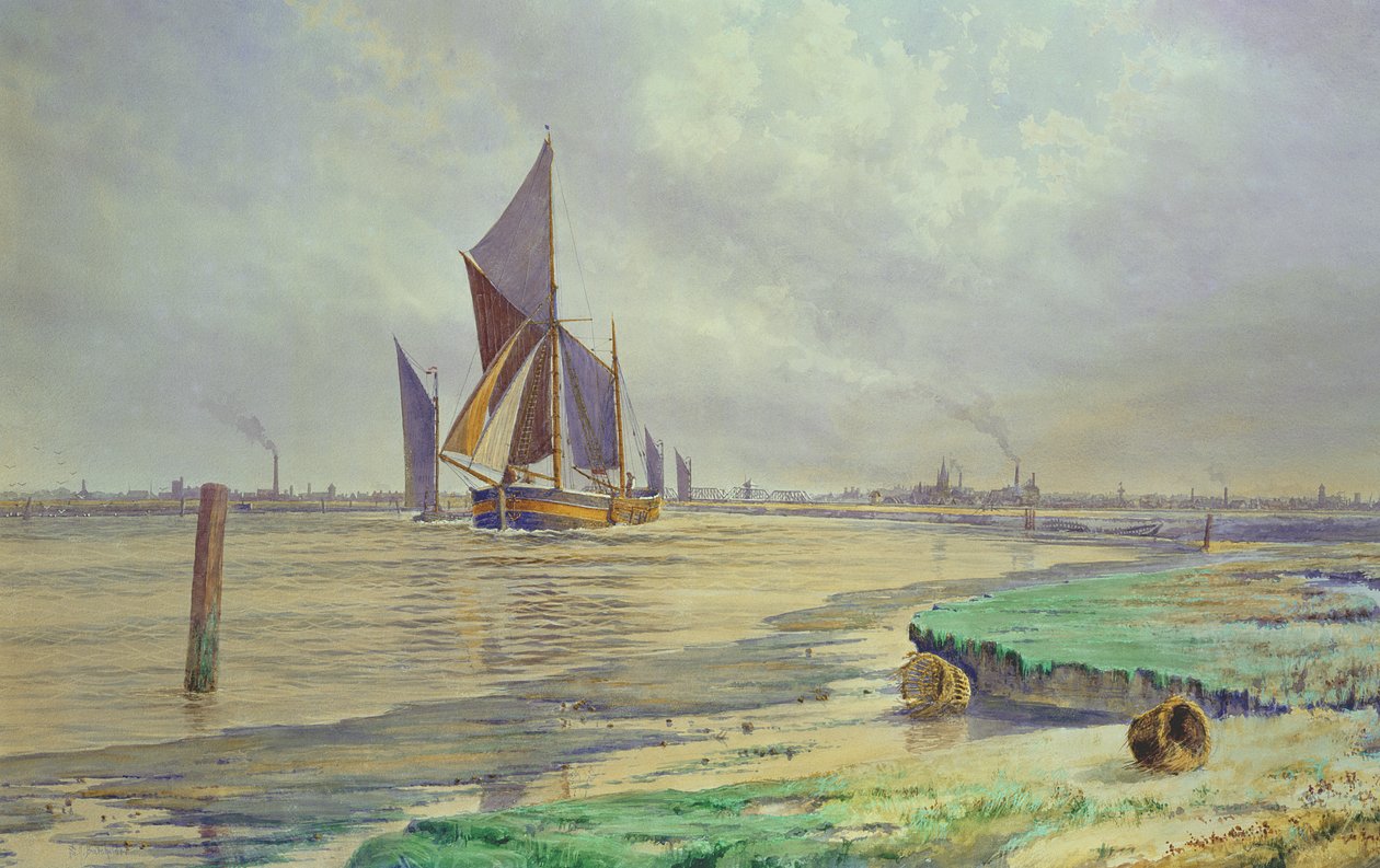 With Wind and Tide, Braydon Water (wc) av S.J. Batchelder