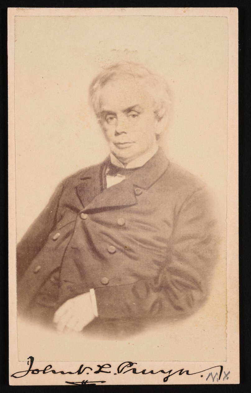 Porträtt av John V. L. John VanSchaick Lansing Pruyn 1811-1877, före 1877. av SJ Thompson