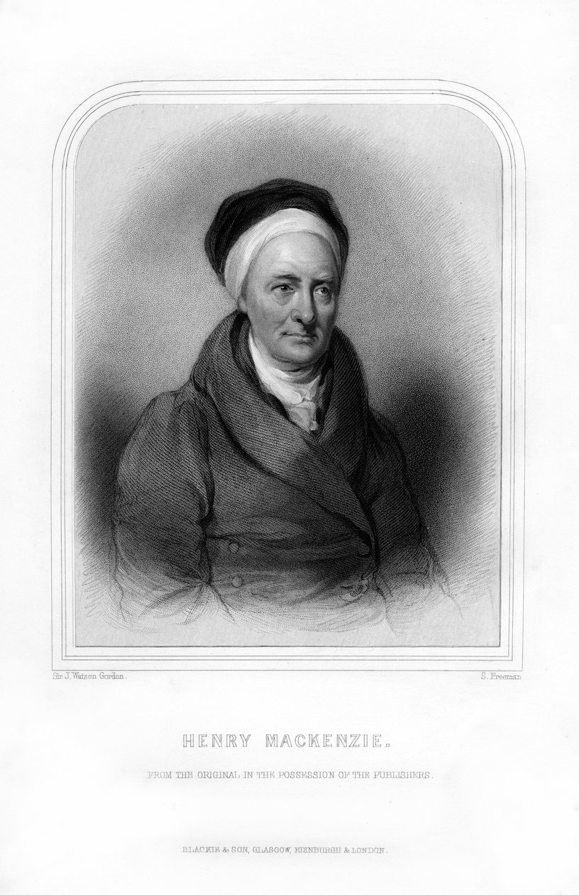 Henry Mackenzie, skotsk romanförfattare och diverse författare, 1870. av S. Freeman