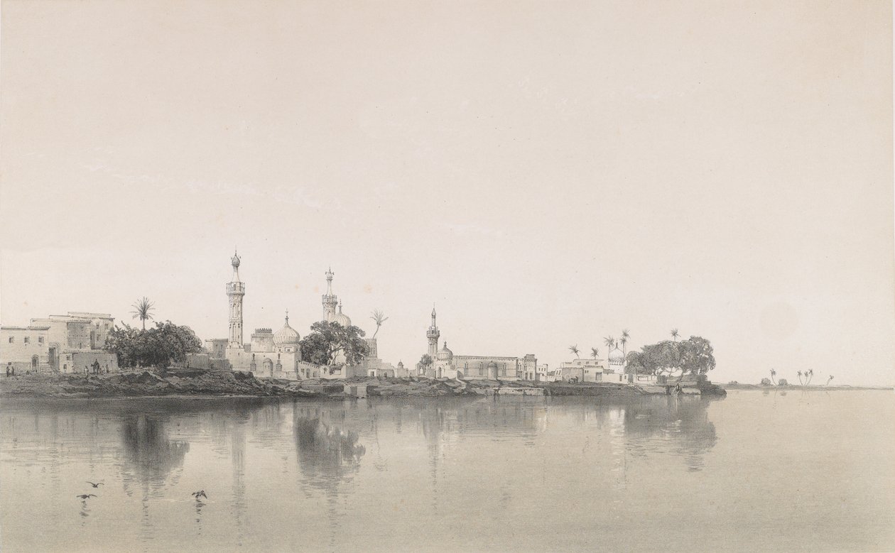 95. Fouah, vid Nilen, 1843. av Sabatier