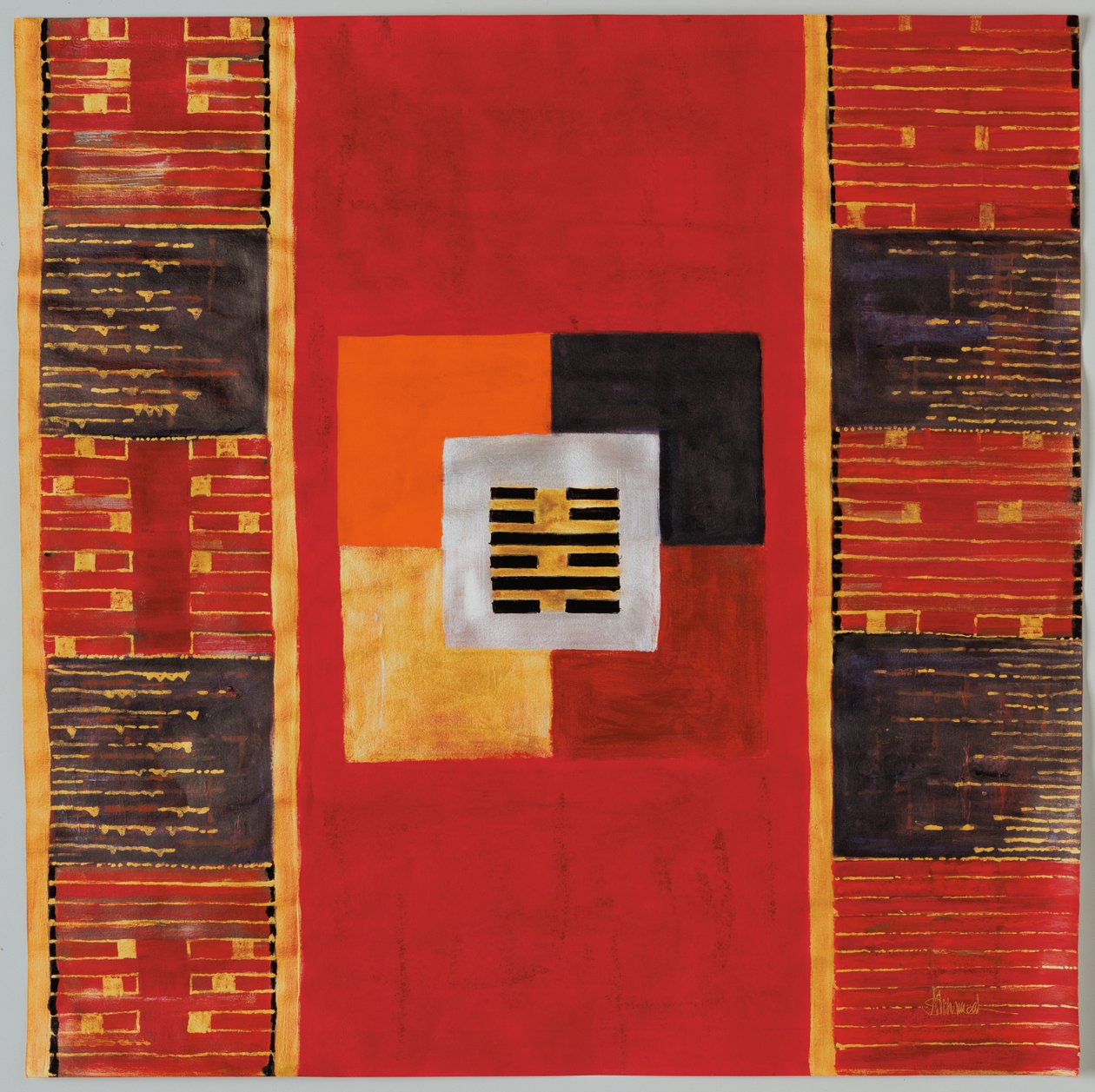Chen, 2005 (gouache, akryl och penna) av Sabira Manek