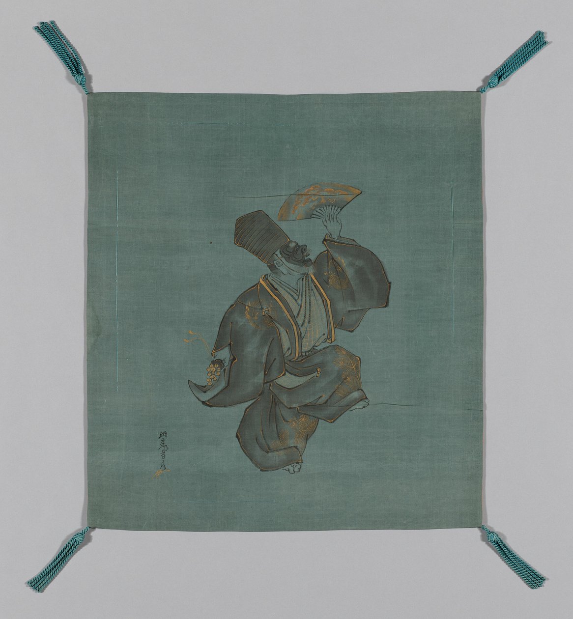 Fukusa presentomslag, Japan, sen Edo-period 1789-1868, tidigt 1800-tal av Saeki Ganryô