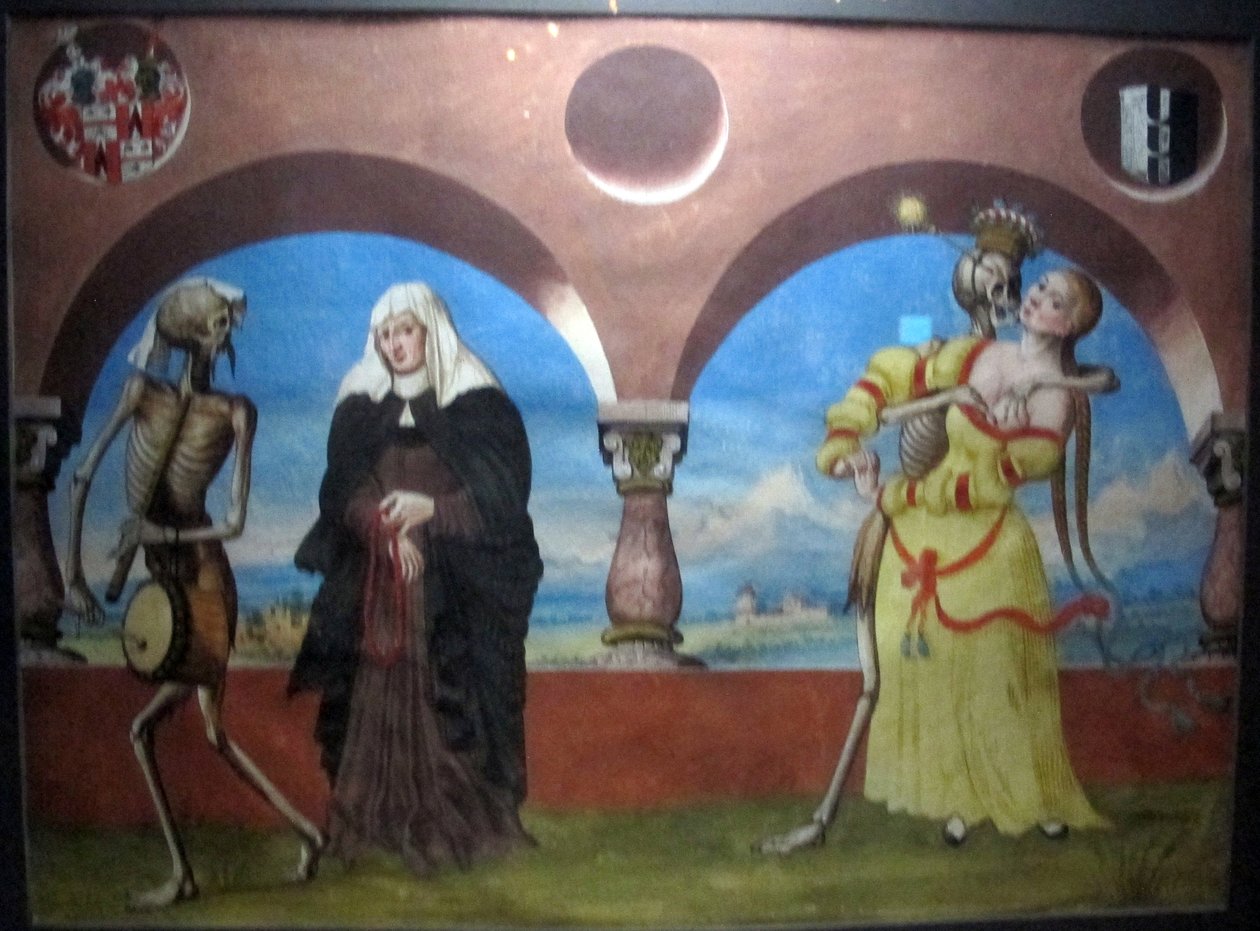  Copy of the Danse Macabre of the Dominican cemetery of Bern av Sailko Sailko