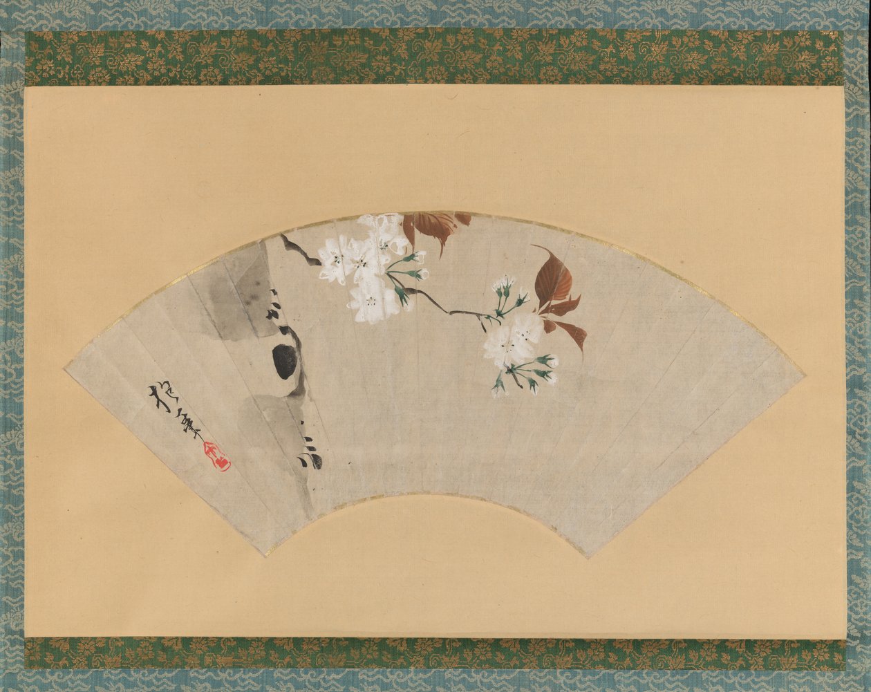 Körsbärsblommor, 1700-talet. av Sakai Hoitsu