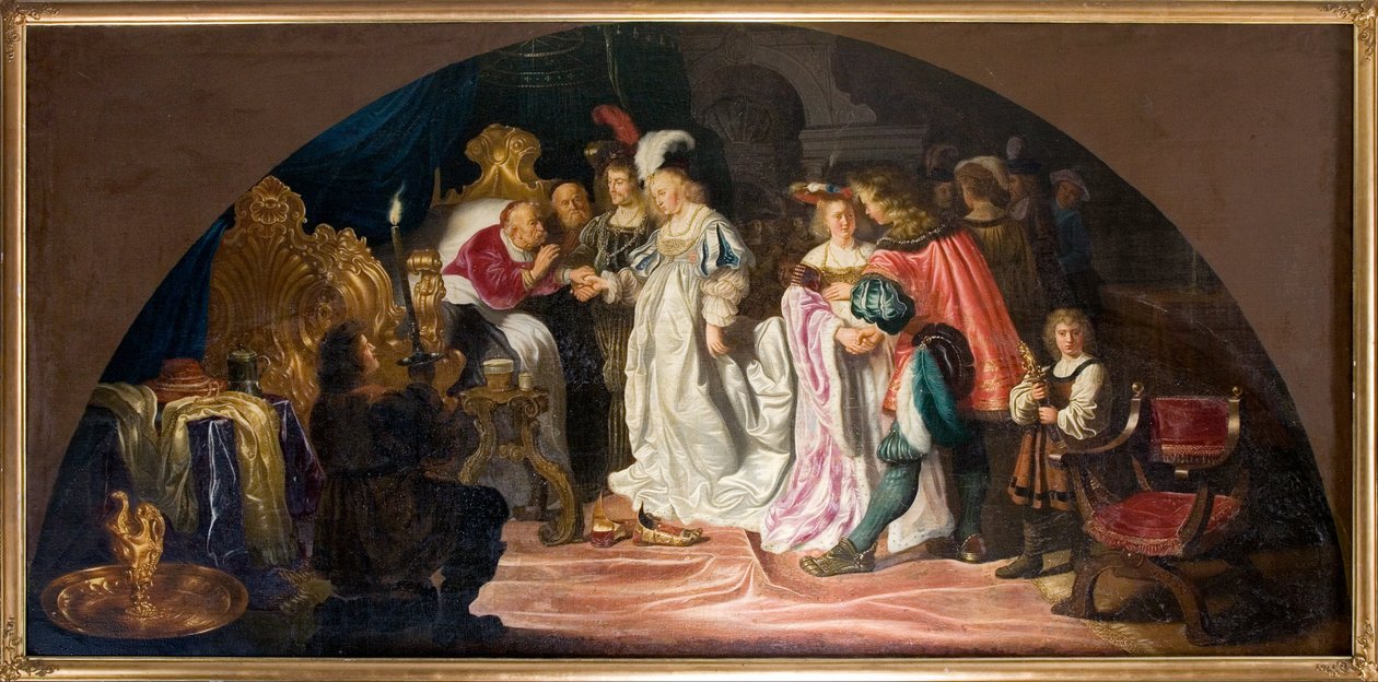 The Royal Double Bethrothals or Nuptials of 1502 av Salomon Koninck