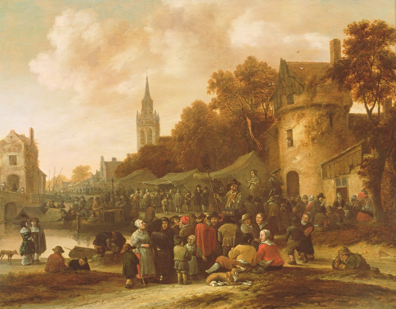 Bymässan, 1600-talet av Salomon Rombouts