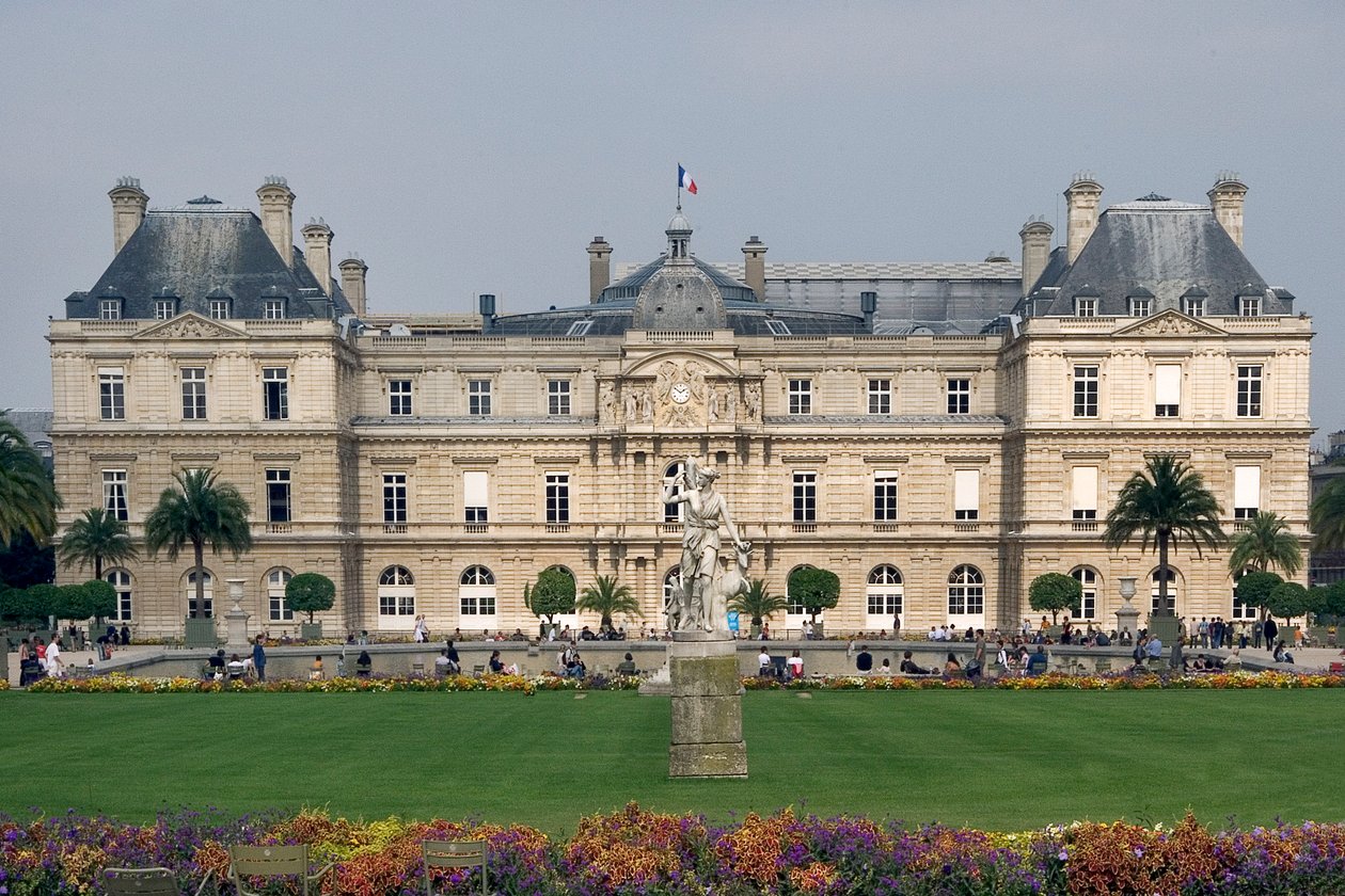 Palais du Luxembourg, södra fasaden av Salomon de Brosse