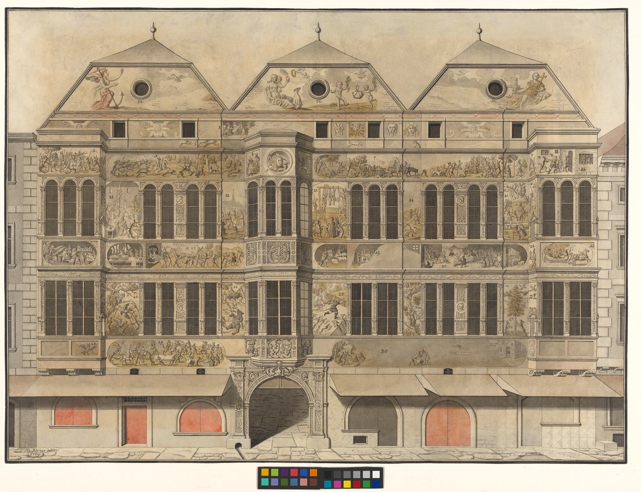 Hasenhaus på Kärntner Straße av Salomon Kleiner