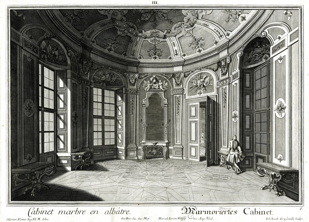 Marmorkabinett av Salomon Kleiner