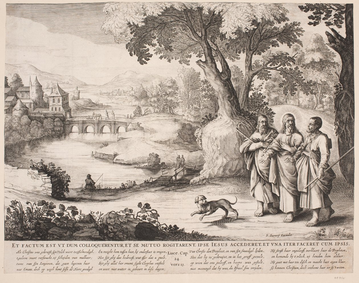 Pilgrimer till Emmaus av Salomon Savery