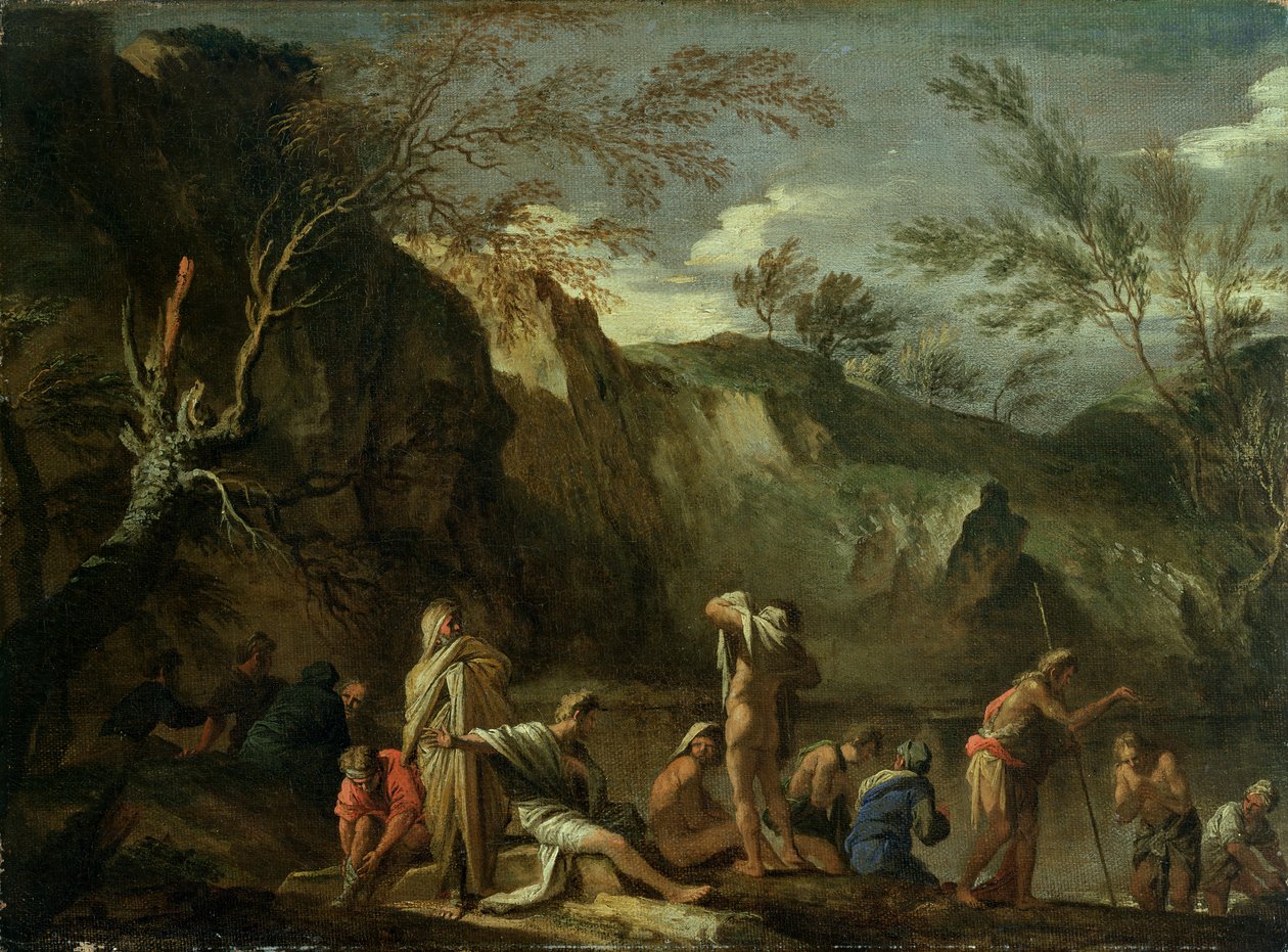 Kristi dop av Salvator Rosa