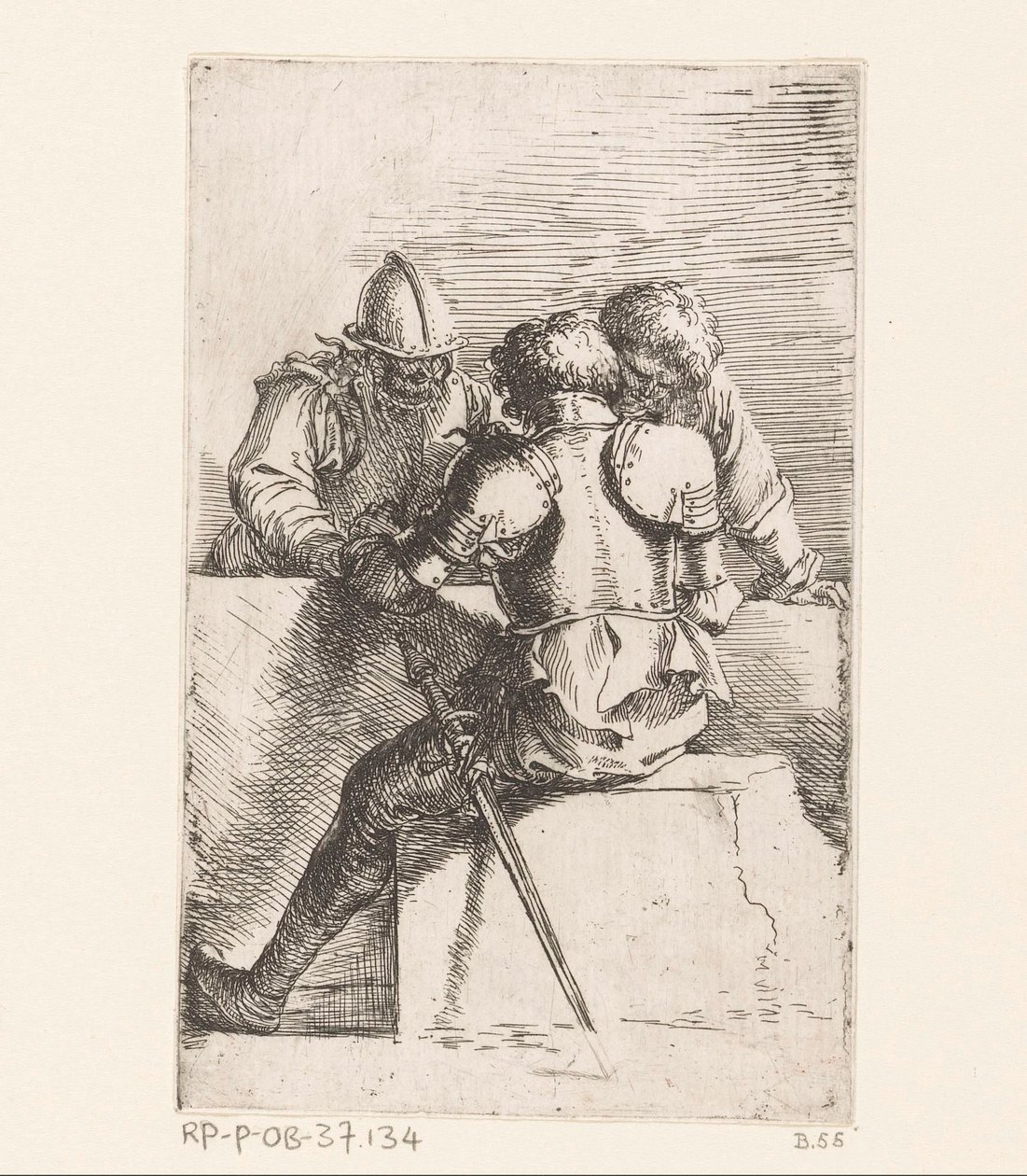 tre soldater Små figurer (serietitel) Figur (serietitel) av Salvator Rosa