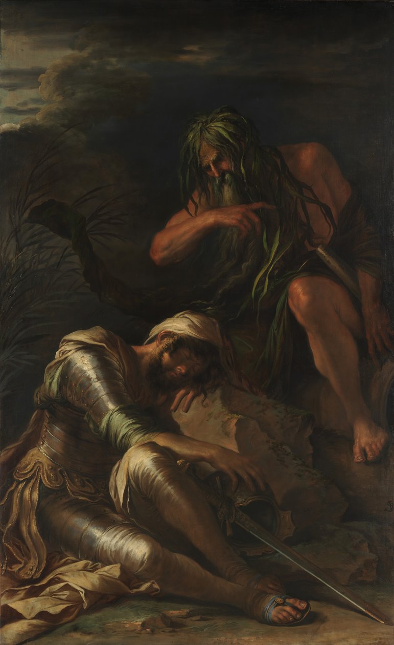 Eneas dröm, 1660-65. av Salvator Rosa