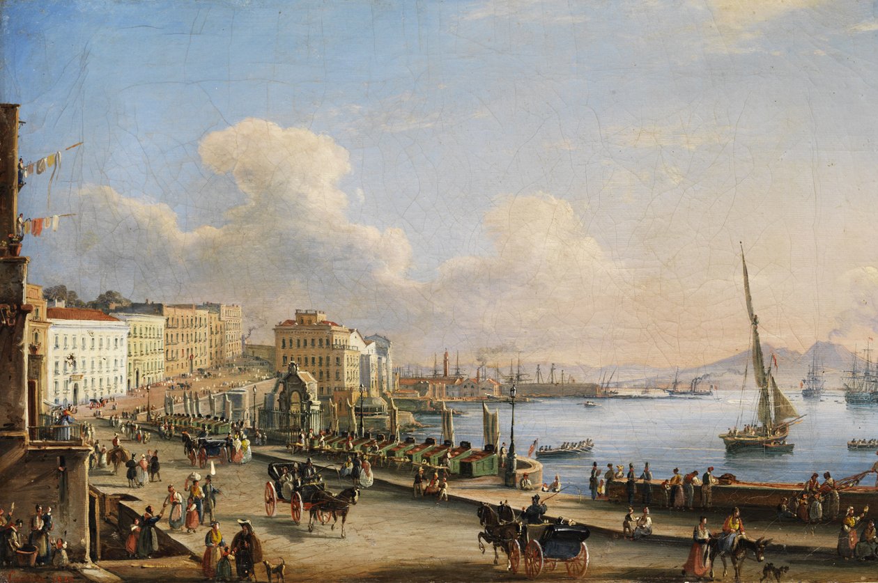 Napoli da Santa Lucia av Salvatore Candido