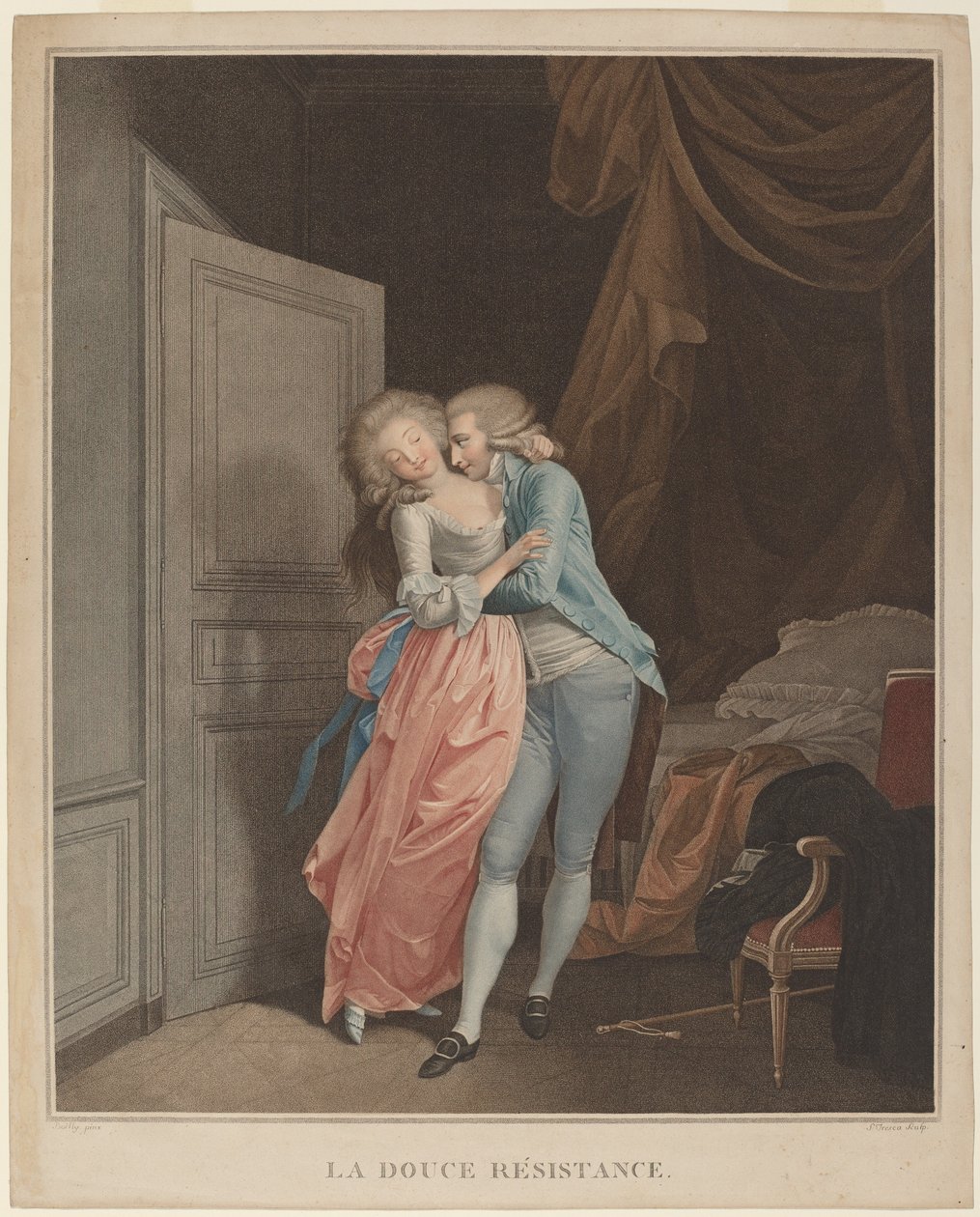 Söt motstånd av Salvatore Tresca after Louis Léopold Boilly