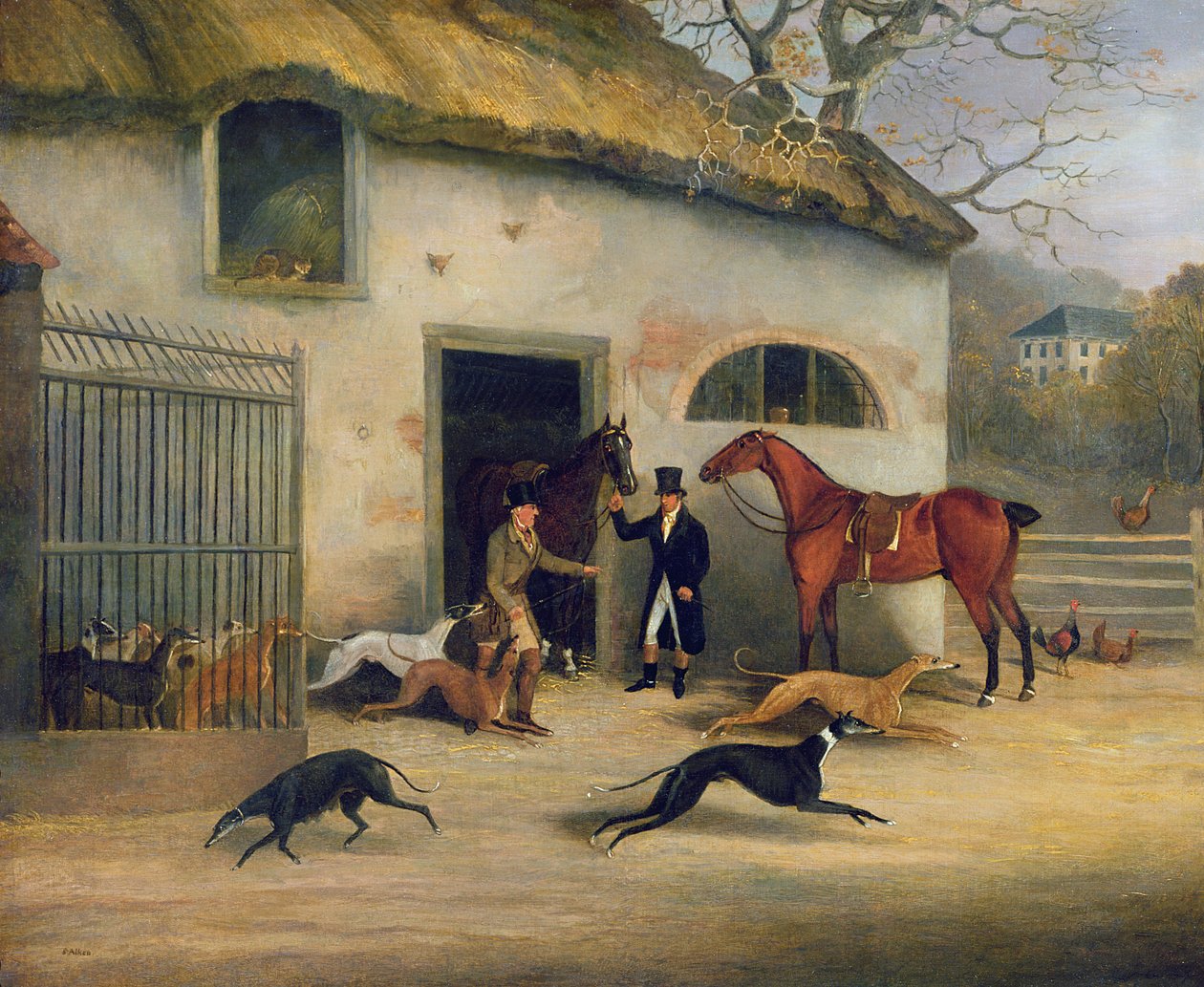 Coursing: avfärd (se även 444842, 444843) av Samuel Henry Alken