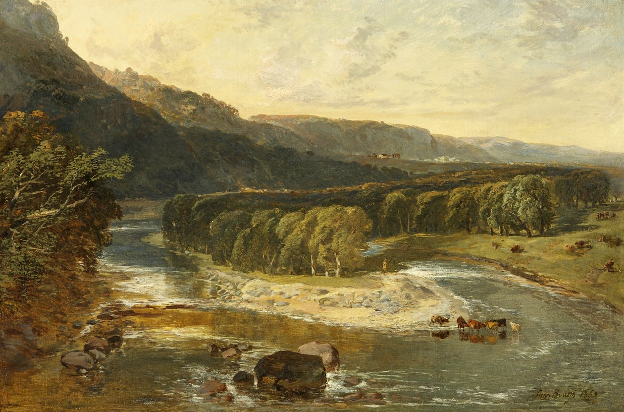 Böj av floden, 1858 av Samuel Bough