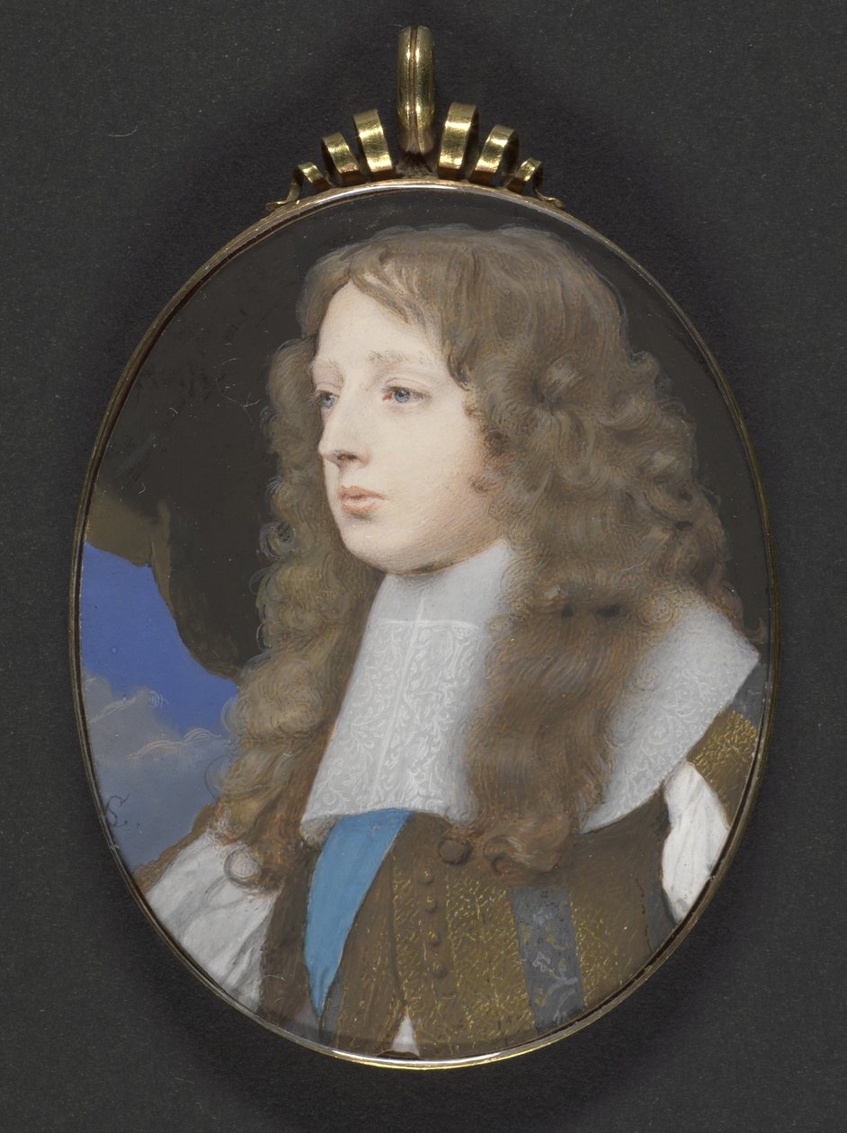 Charles Stuart (1639-72) 3:e hertig av Richmond, ca 1665-70 (kroppsfärg på papper) av Samuel Cooper