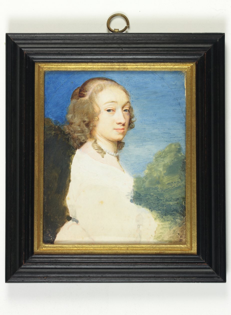 Christiana Turner, hustru till Samuel Cooper (wc på pergament) av Samuel Cooper