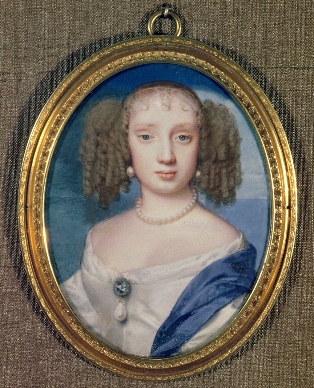 Hertiginna av Orleans, ca 1665 av Samuel Cooper