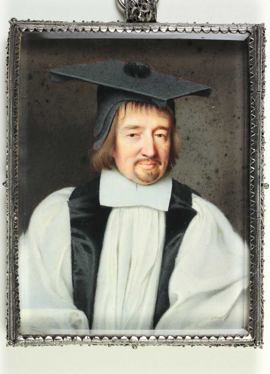 Gilbert Sheldon, ärkebiskop av Canterbury (wc på pergament) av Samuel Cooper