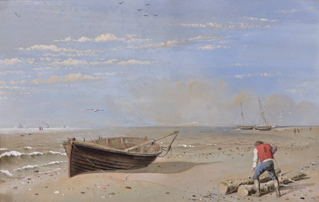 Nära Forres (wc und gouache på papper) av Samuel Dukinfield Swarbreck