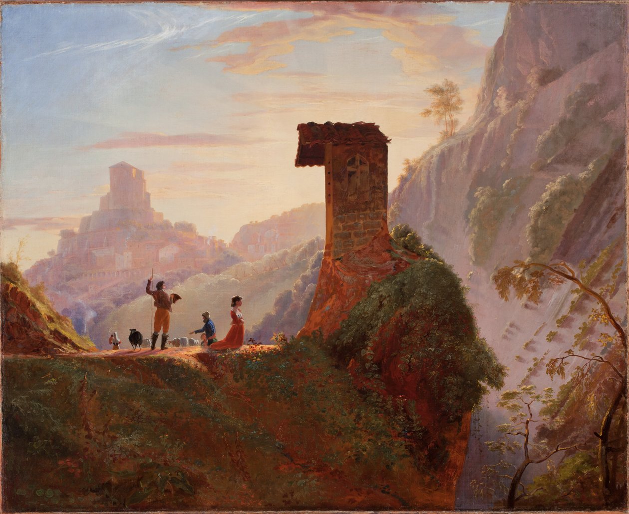 Chapel of the Virgin at Subiaco  av Samuel Finley Breese Morse