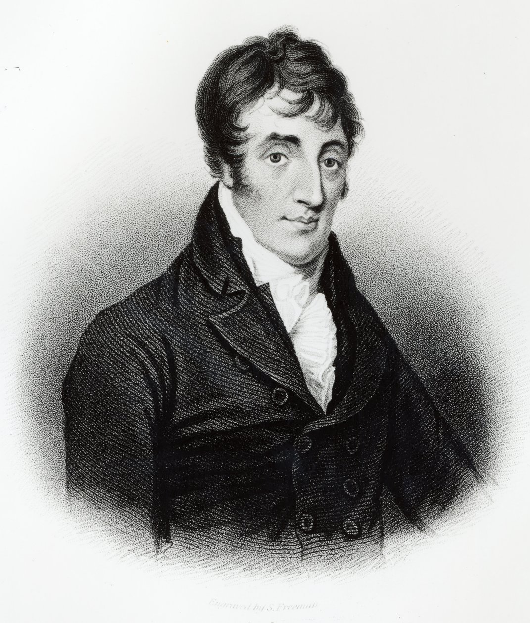 Porträtt av John Clare (1793-1864) av Samuel Freeman