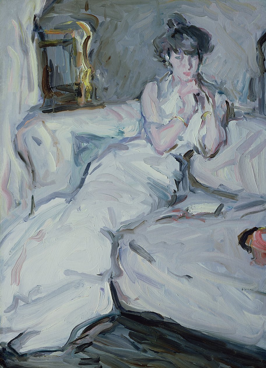 Flickan i vitt, 1909 av Samuel John Peploe