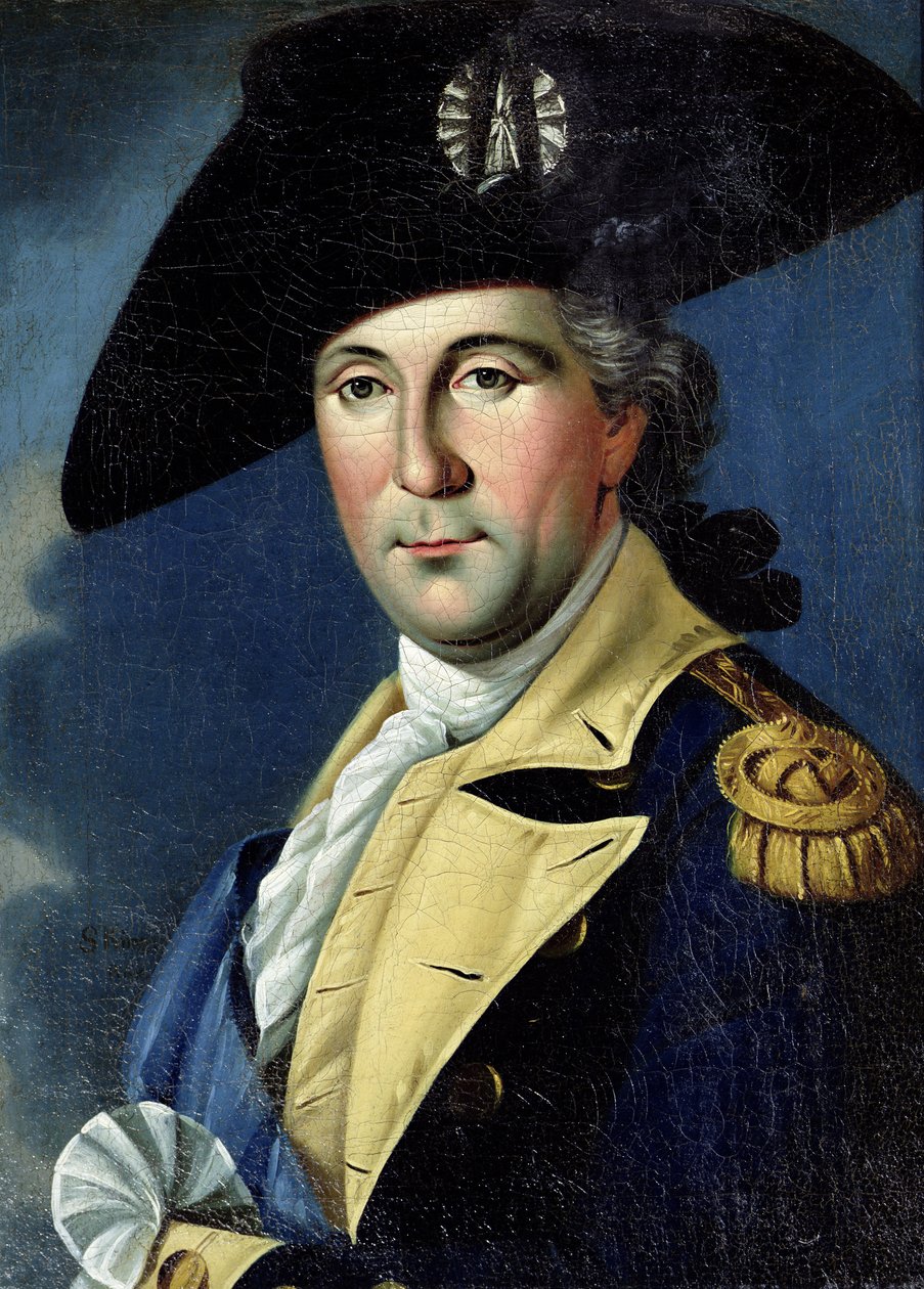 George Washington (1732-99) av Samuel King