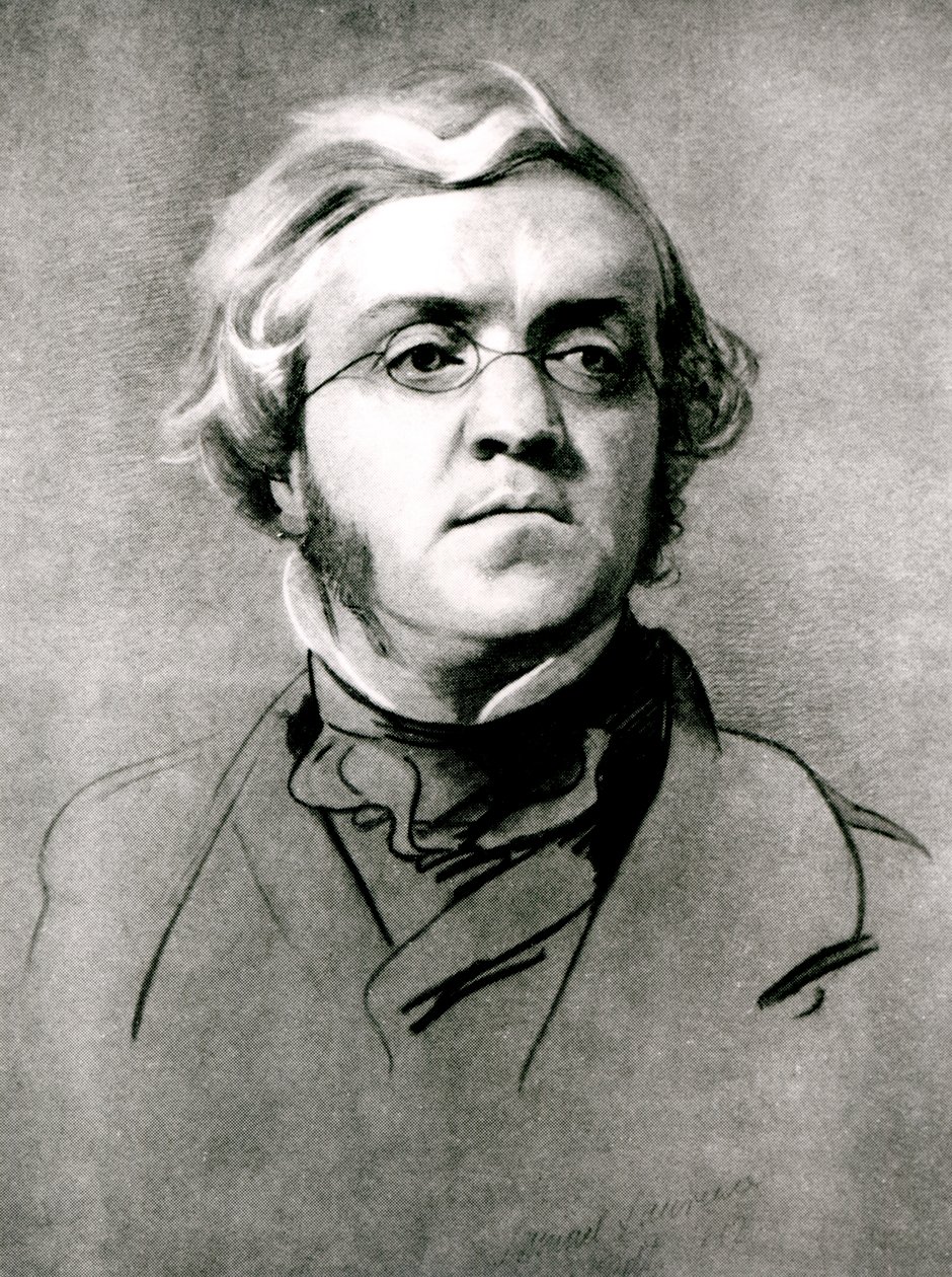 William Makepeace Thackeray (1811-63) av Samuel Laurence