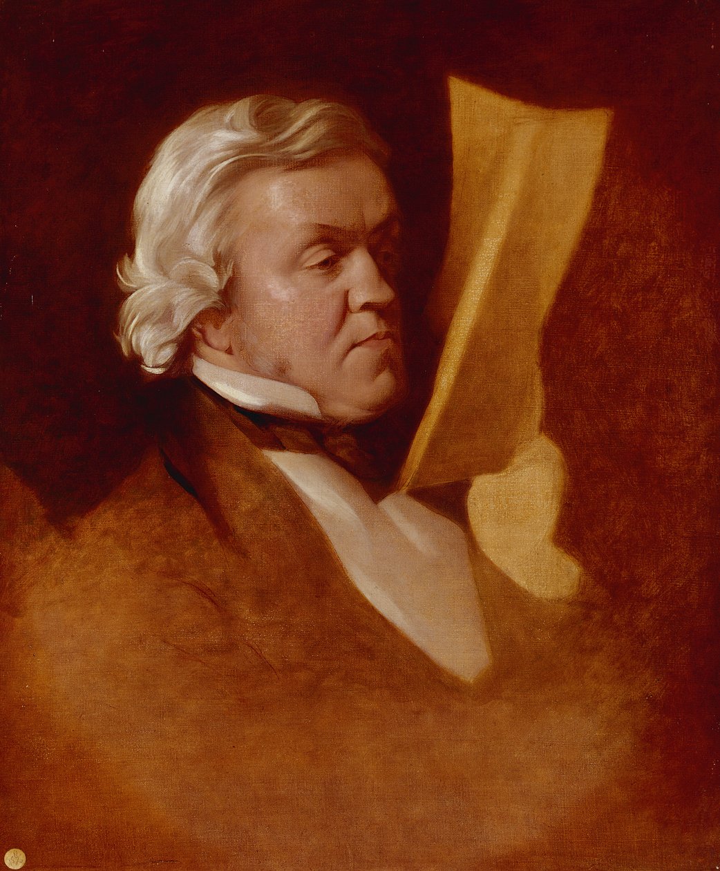 William Makepeace Thackeray, ca 1864 av Samuel Laurence