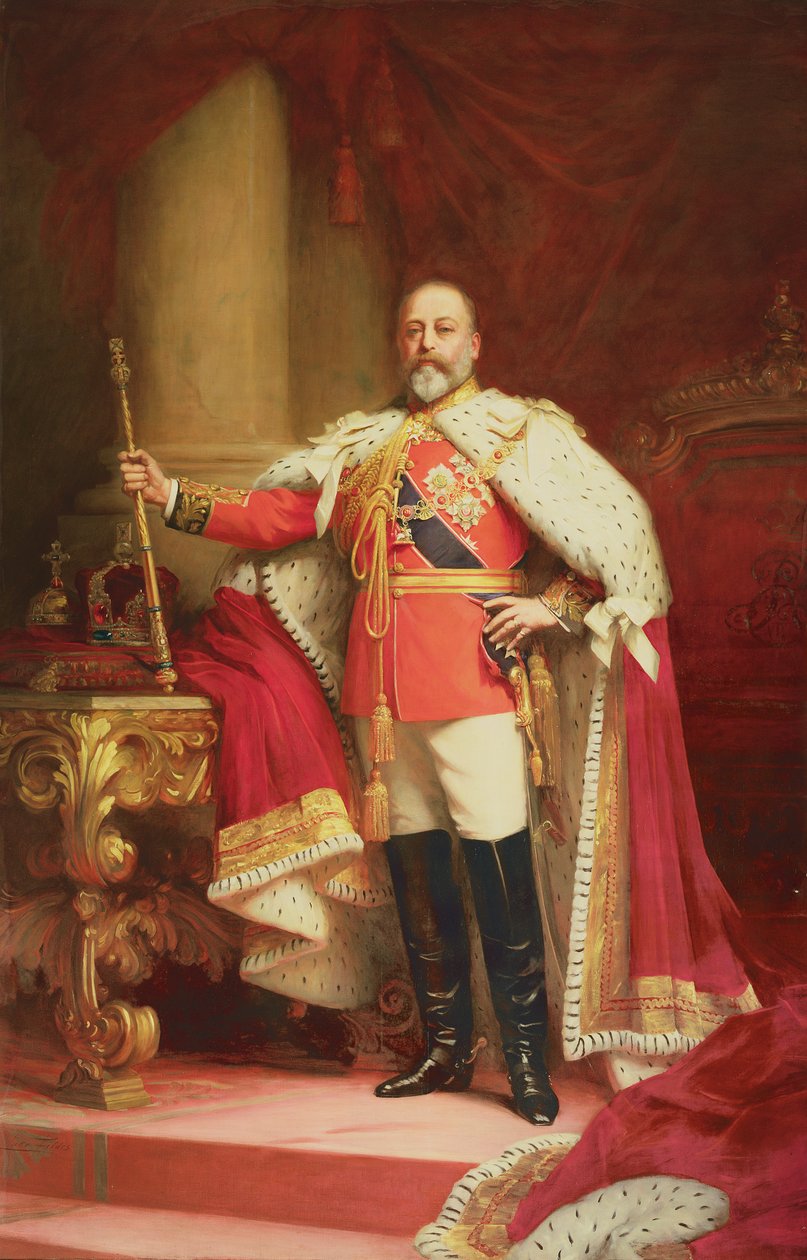 Kung Edward VII, 1902 av Samuel Luke Fildes