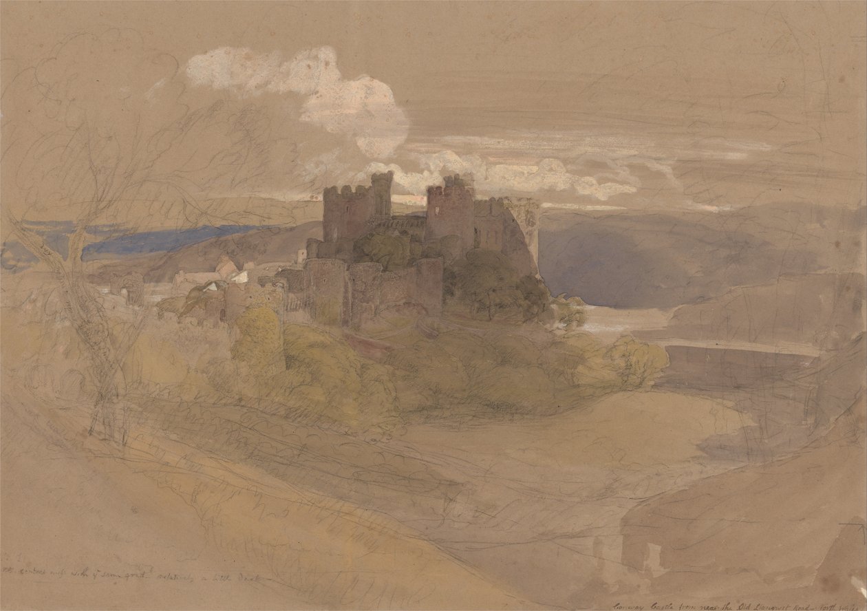 Conway Castle av Samuel Palmer