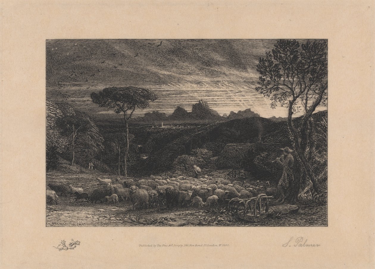 Opening the Fold av Samuel Palmer