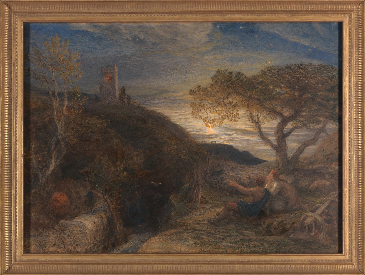 The Lonely Tower av Samuel Palmer