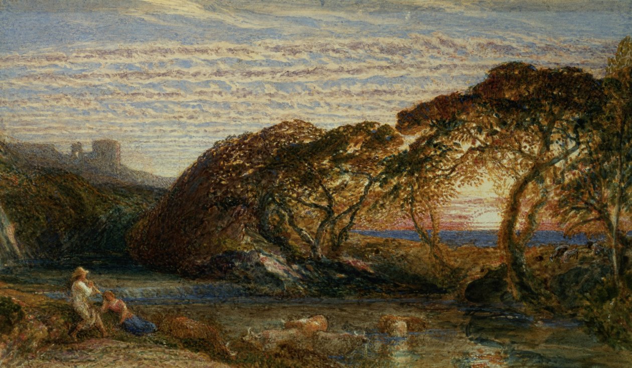 Den skuggiga strömmen av Samuel Palmer