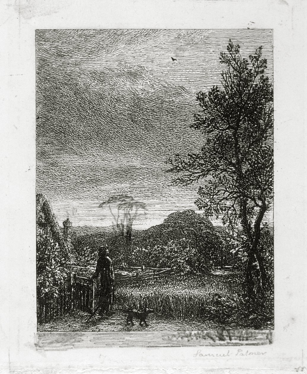 Skylarken av Samuel Palmer