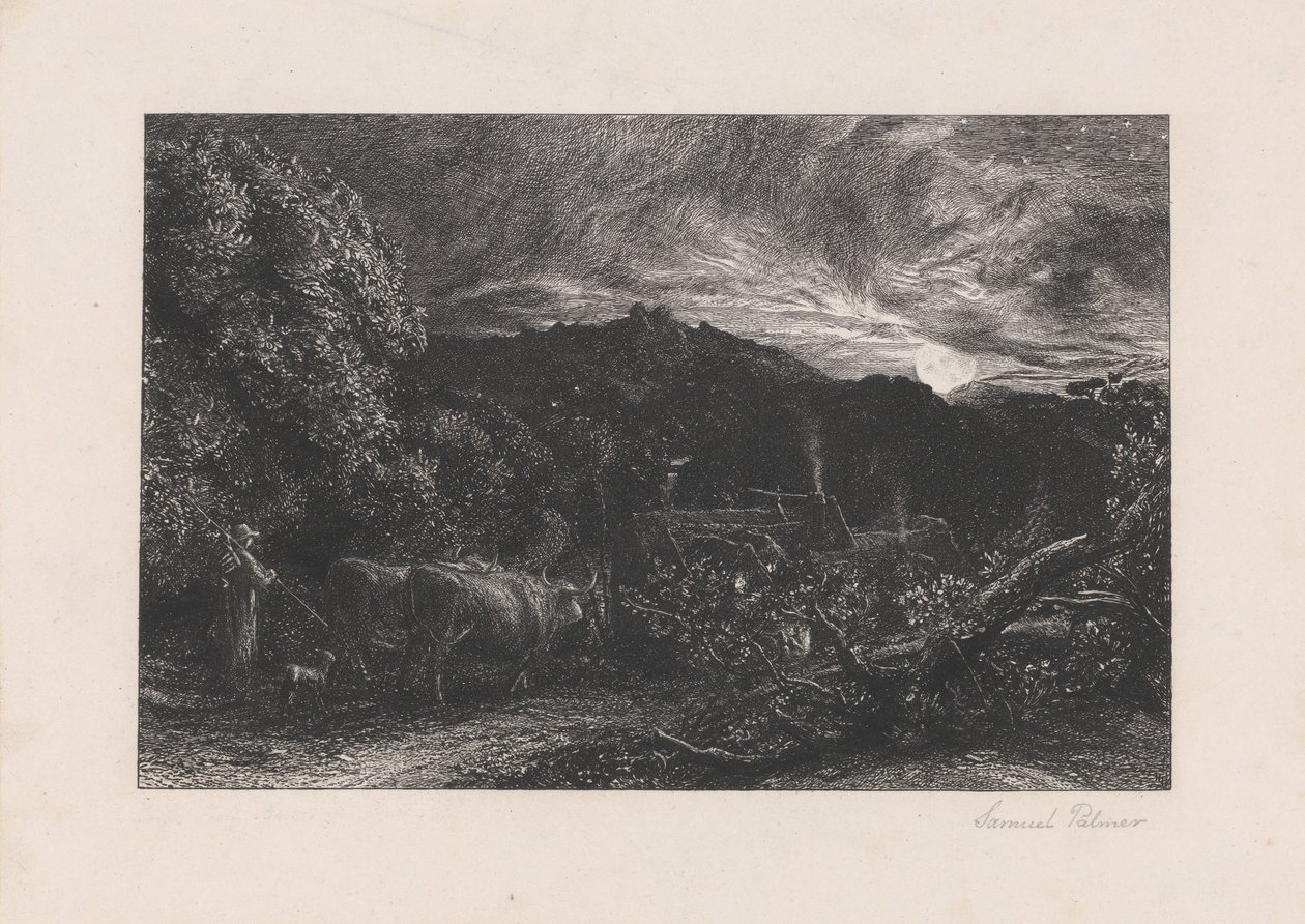 The Weary Ploughman av Samuel Palmer