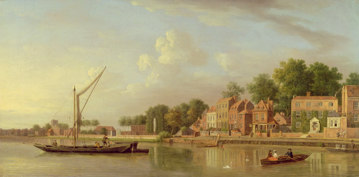 Themsen vid Twickenham, ca 1760 av Samuel Scott