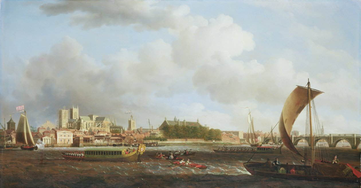 Westminster från Lambeth, med Ironmongers