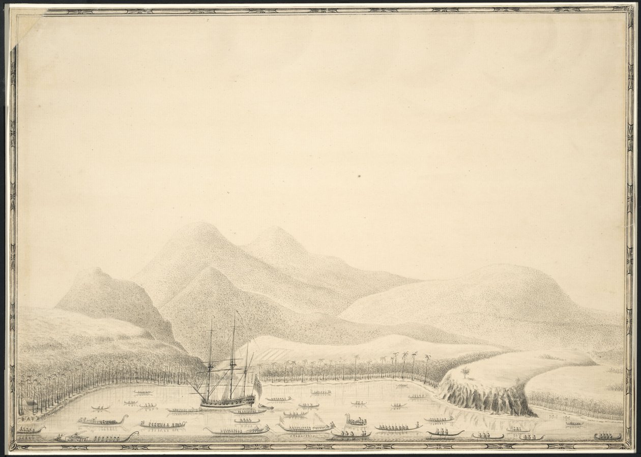 Otaheite (i.e. Tahiti) or King Georges Island by Samuel Wallis (1728–1795) av Samuel Wallis