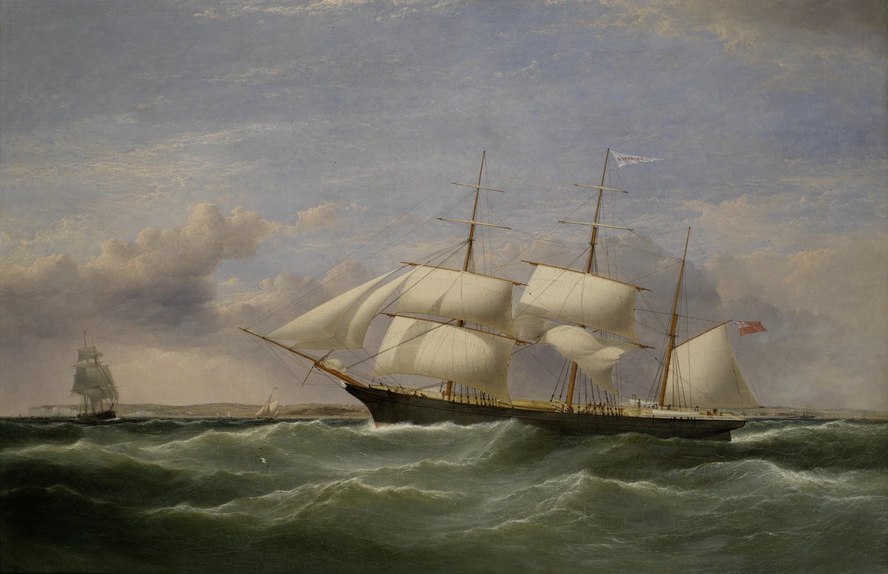 Barque Naparima utåt avbunden avhandling av Samuel Walters