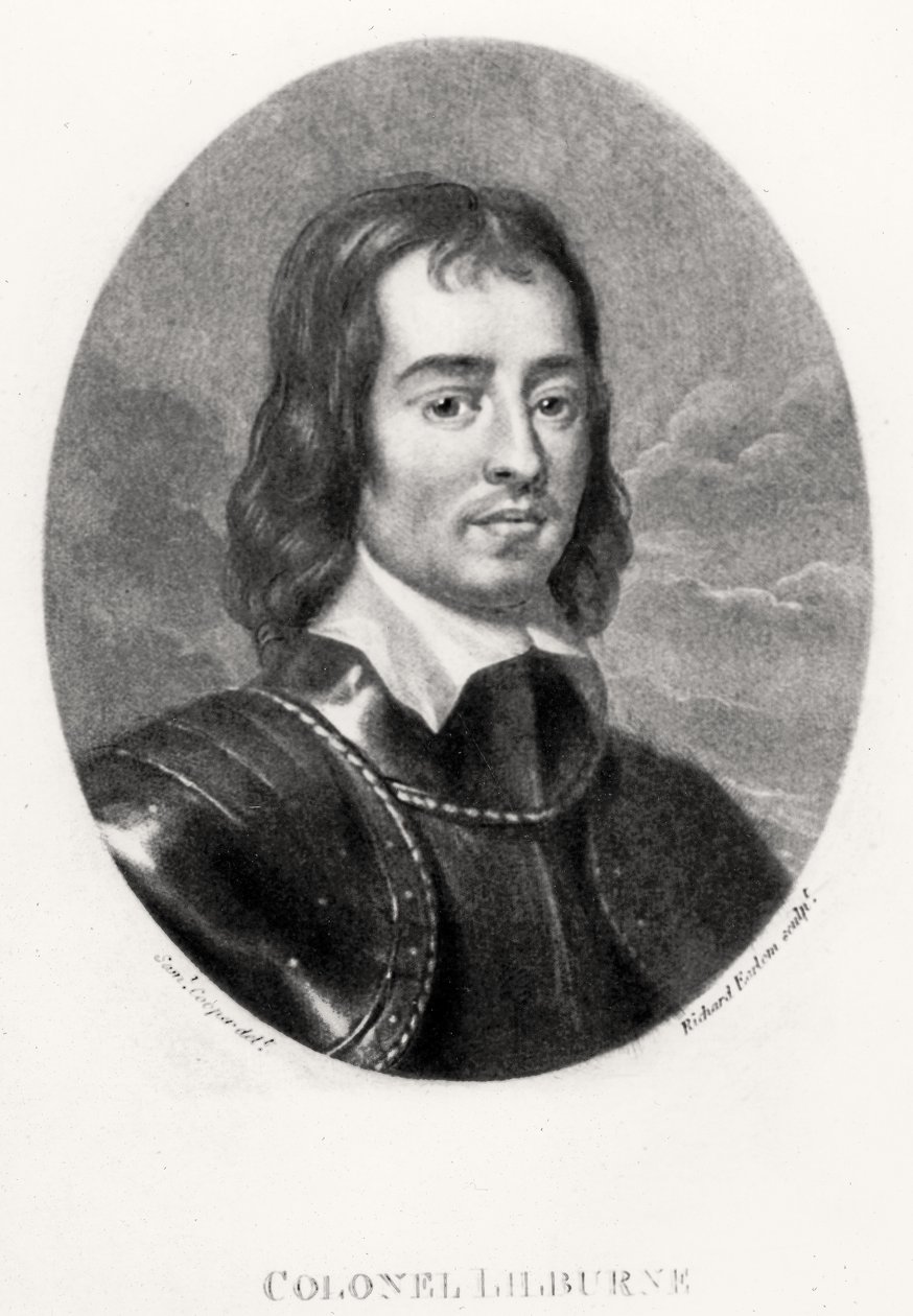Överste Robert Lilburne (1613-65) illustration från Portraits of Characters Illustrious in British History, graverad av Robert Dunkarton (1744-c.1817) (mezzotint) av Samuel after Cooper