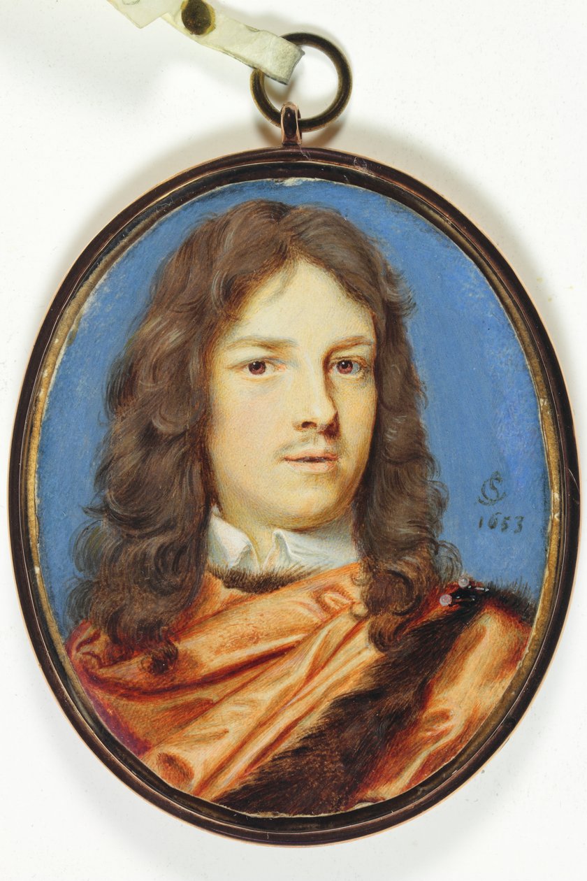 En gentleman som heter Abraham Cowley av Samuel (cicle of) Cooper