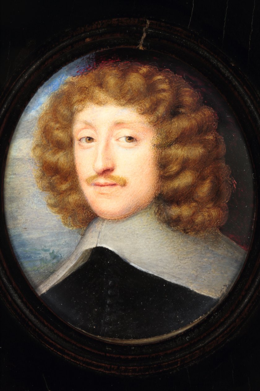 William Villiers, 2nd Viscount Grandison (akvarell på veläng) av Samuel (cicle of) Cooper