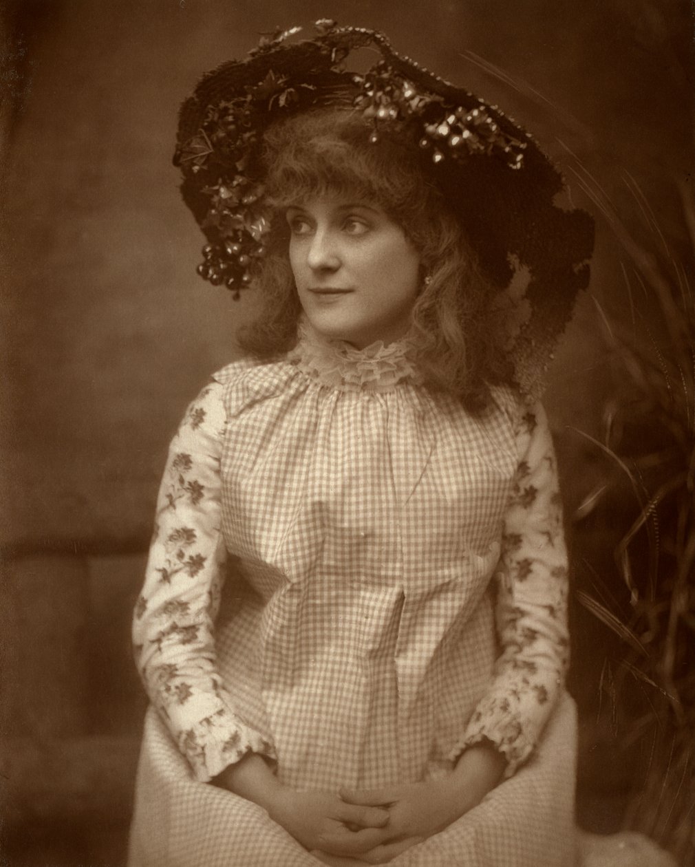 Minnie Palmer, amerikansk skådespelerska, 1884 av Samuel A Walker
