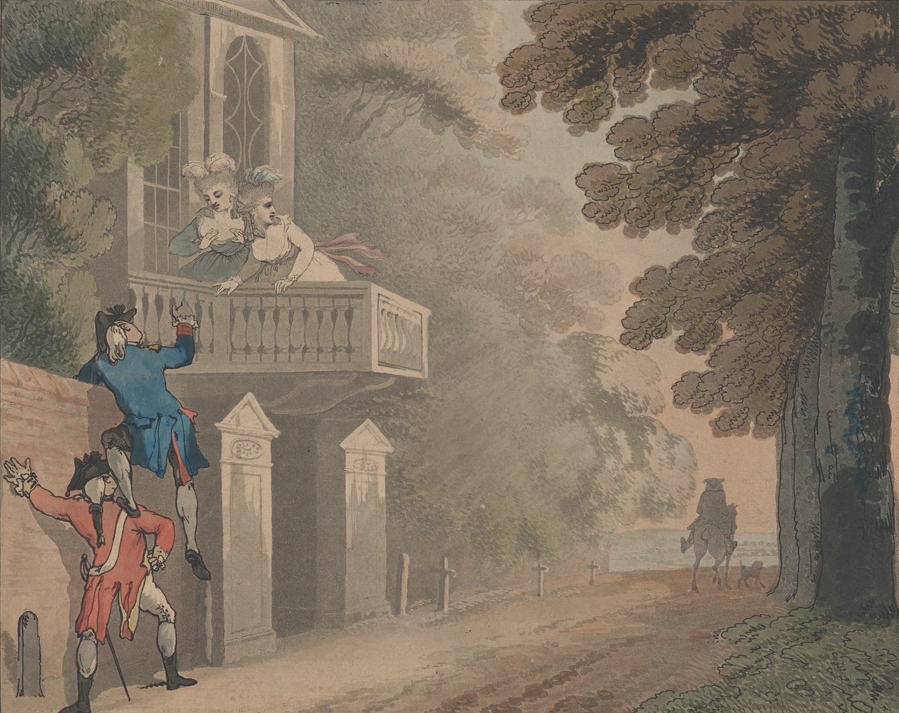 Konsten att skala, 1792. av Samuel Alken