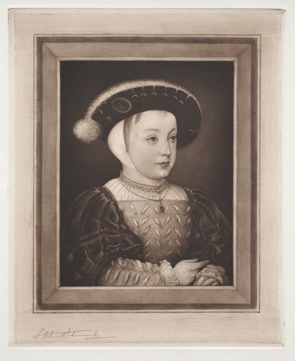François II Dauphin av Frankrike, 1800-1900-talet. av Samuel Arlent Edwards