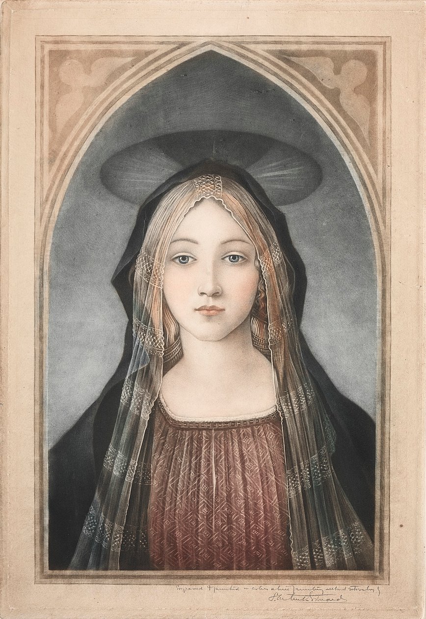 Madonna, 1800-1900-talet. av Samuel Arlent Edwards